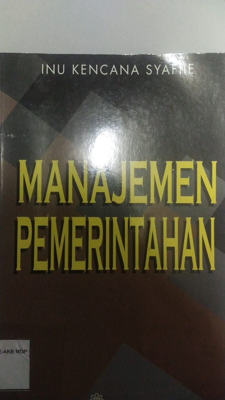 MANAJEMEN PEMERINTAHAN