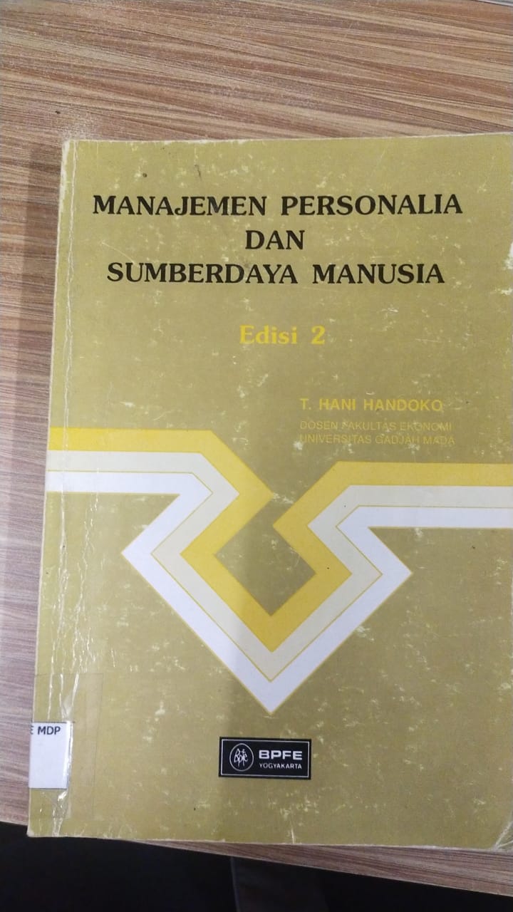 MANAJEMEN PERSONALIA DAN SUMBER DAYA MANUSIA