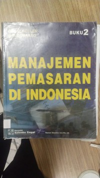 MANAJEMEN PEMASARAN DI INDONESIA