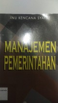 MANAJEMEN PEMERINTAHAN